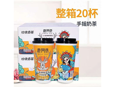 鹿角巷小鹿桃桃乌龙珍珠奶茶120gx20